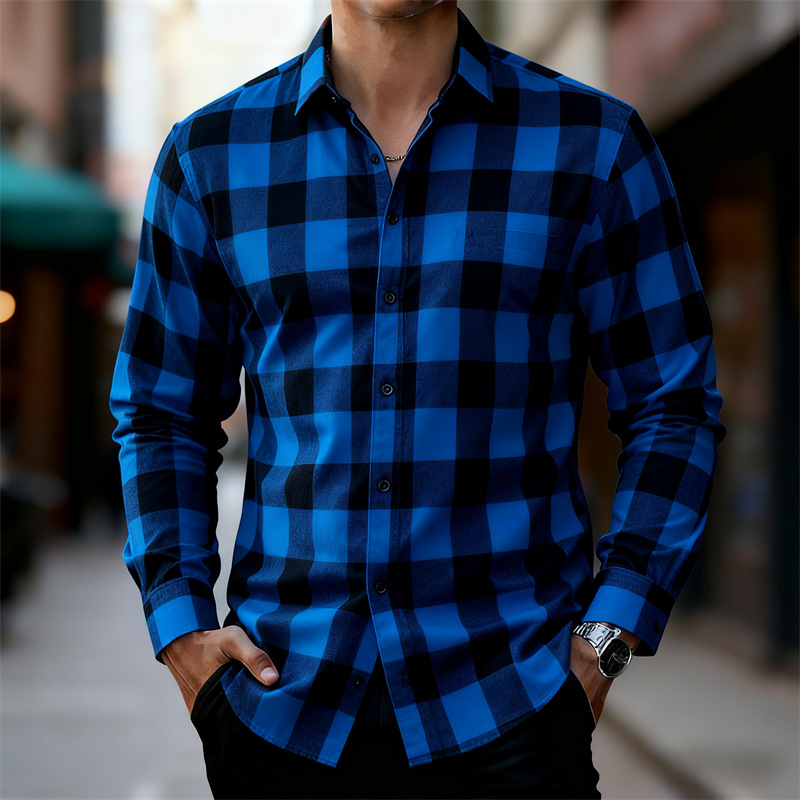 Herenklassiek rood en zwart ge - Flannel Shirt Lined recensie en prijs